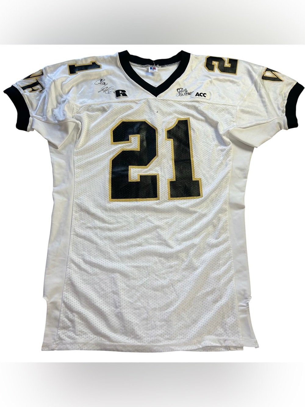 VTG 90s Russell Wake Forest Demon Deacons #21 Team Issued Football ACC Jersey 48